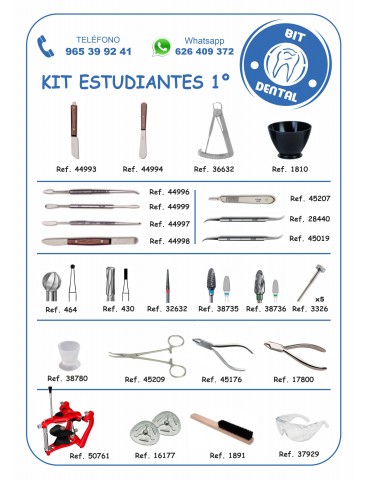 KIT ESTUDIANTES 1º CURSO CEAC