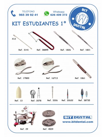 KIT ESTUDIANTES 1º CURSO...