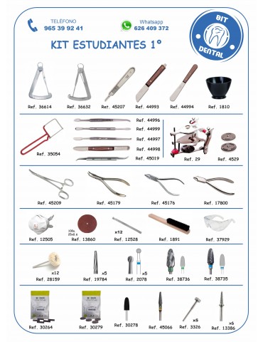 KIT ESTUDIANTES 1º CURSO LA...